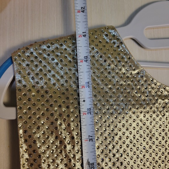 Ralph Lauren Purple Label Donelle Metallic Jersey Cocktail Dress Size 10 $4,990 - Picture 10 of 12